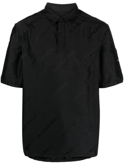 logo-print short-sleeve shirt