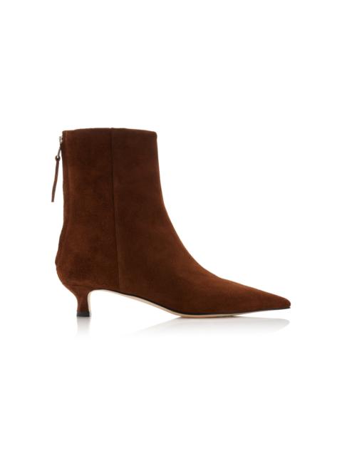 Aeyde Zoe Suede Ankle Boots brown