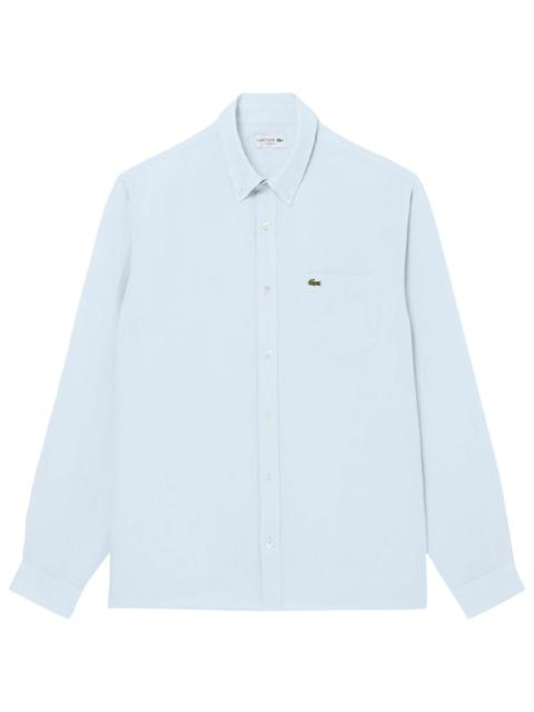 LACOSTE REGULAR-FIT LINEN SHIRT