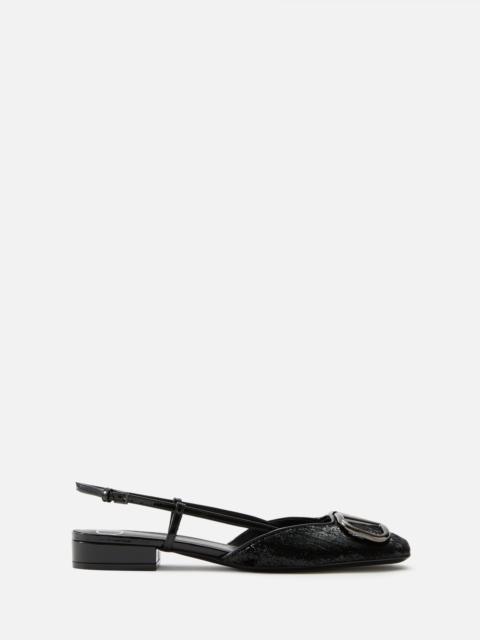 Valentino V Logo Slingback Flat