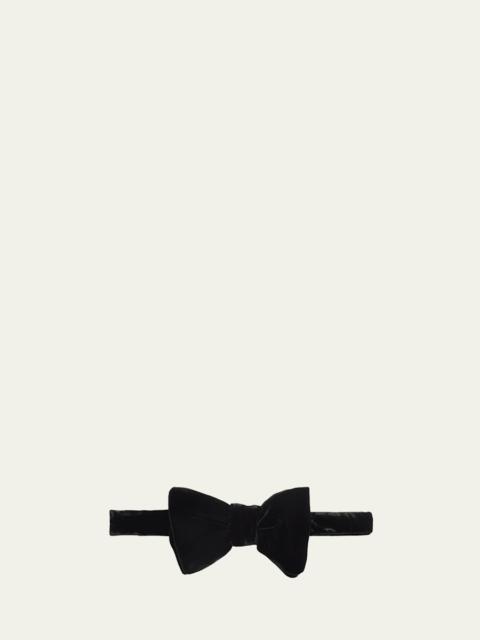 TOM FORD Men's Pre-Tied Velvet Bow Tie