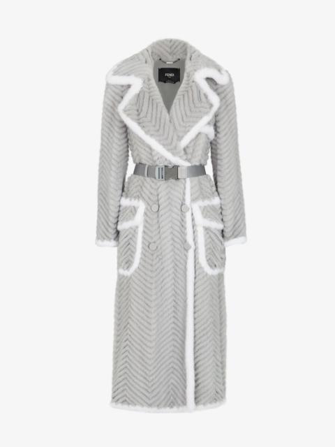 FENDI Gray mink coat