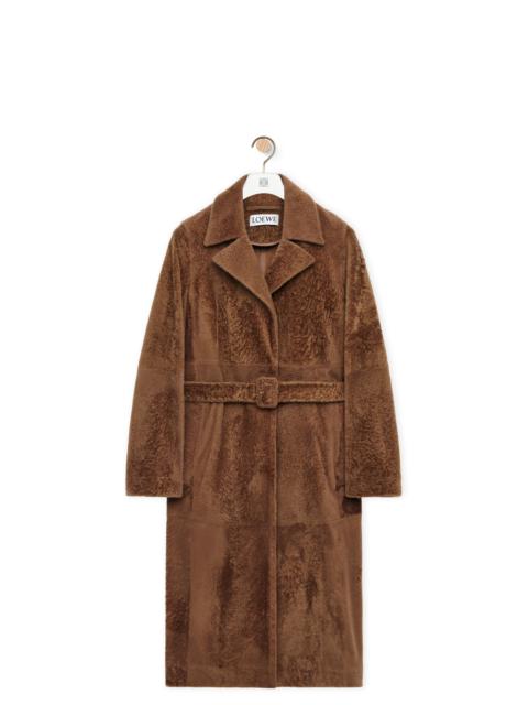 Loewe Coat in shearling