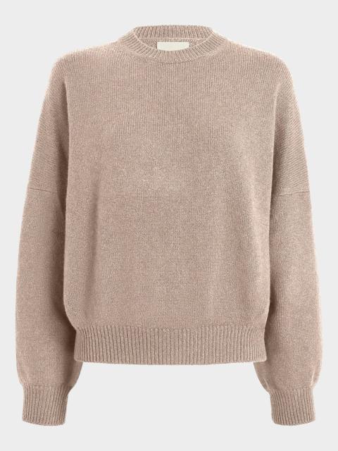 KHAITE Margaux Cashmere Crewneck Sweater