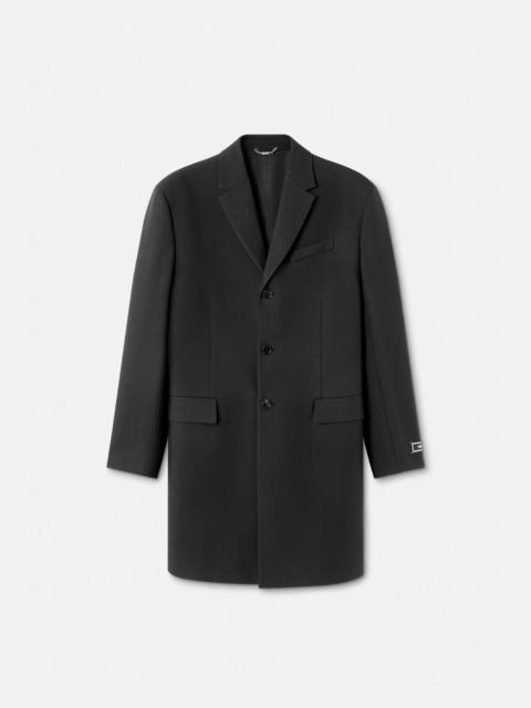 VERSACE Tailored Single-Breasted Coat