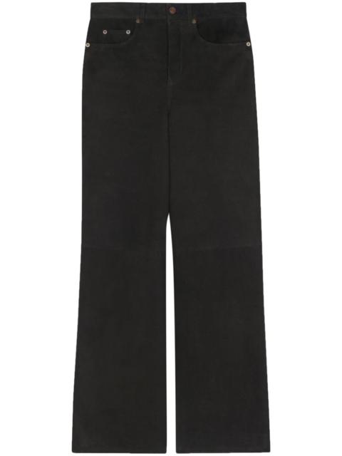 SAINT LAURENT low-rise wide-leg trousers