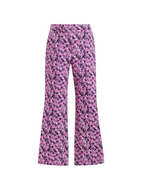 ESSENTIEL ANTWERP Jok floral-detail trousers
