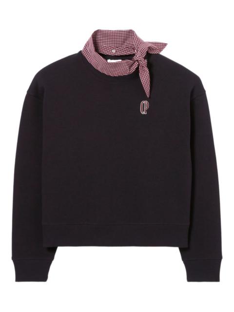 Claudie Pierlot embroidered-logo sweatshirt