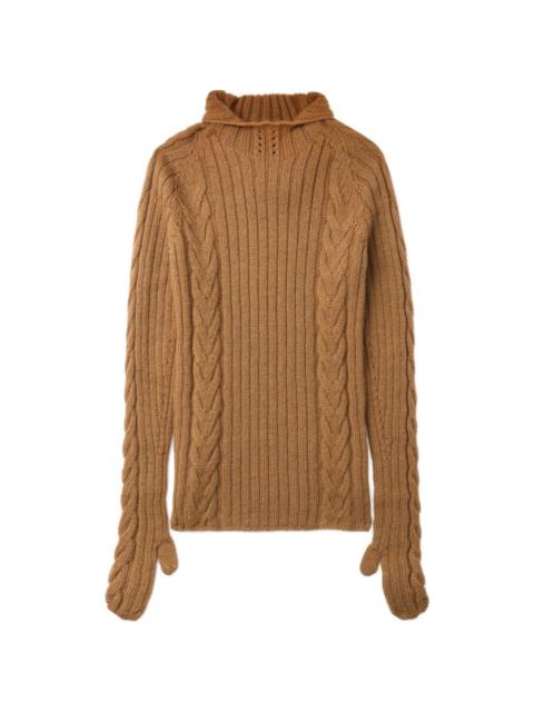 Junya Watanabe cable-knit sweater