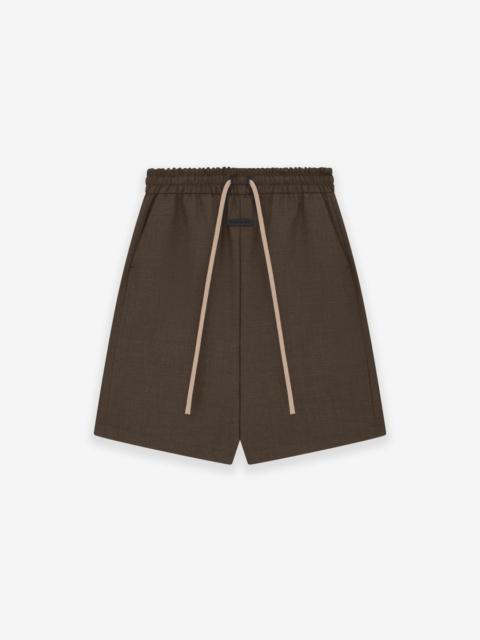 Wool Canvas Relaxed Short