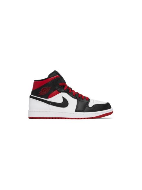 Jordan Black & White Air Jordan 1 Mid Sneakers