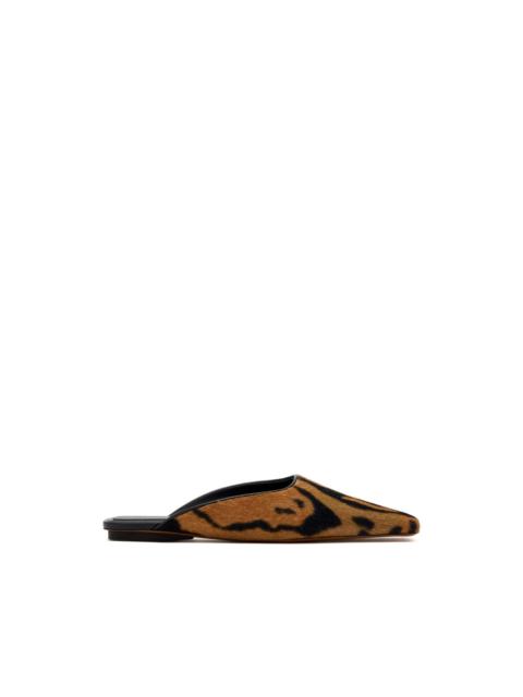 Stella McCartney Ocelot-printed mules