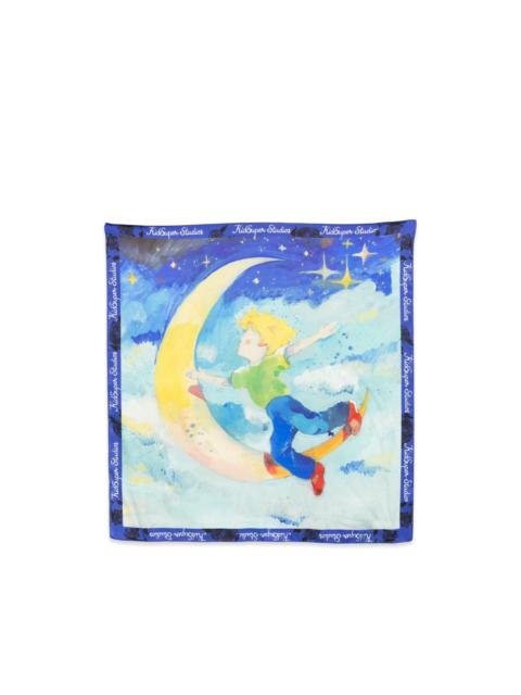KidSuper moon-print scarf
