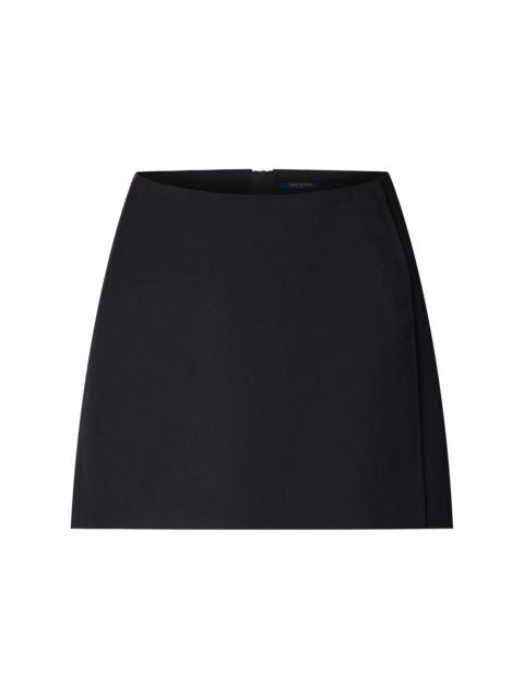 Louis Vuitton Jewel Button A-Line Mini Skirt