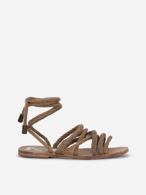 Dolce & Gabbana Cord sandals