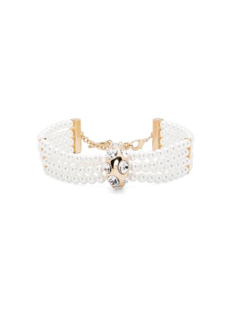 Blumarine crystal-embellished choker necklace
