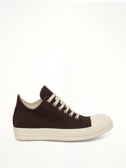 Rick Owens DRKSHDW 13oz Overdyed Denim Low Sneaks in Dark Dust