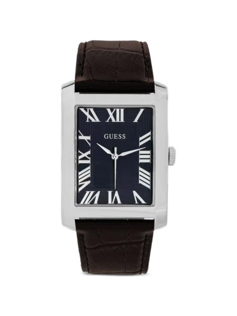GUESS USA square-case Roman-numeral 33.7mm watch