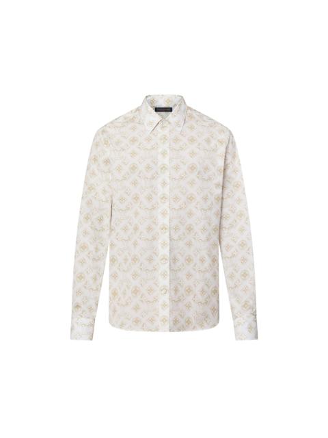 Louis Vuitton Monogram Long-Sleeved Cotton Shirt