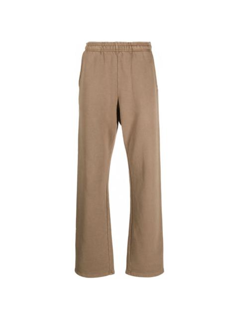 wide-leg organic cotton track pants