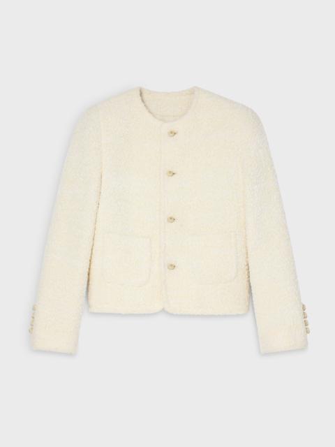 CELINE icone jacket IN silk natte