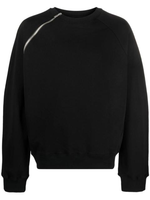 HELIOT EMIL™ zip-detail cotton jumper