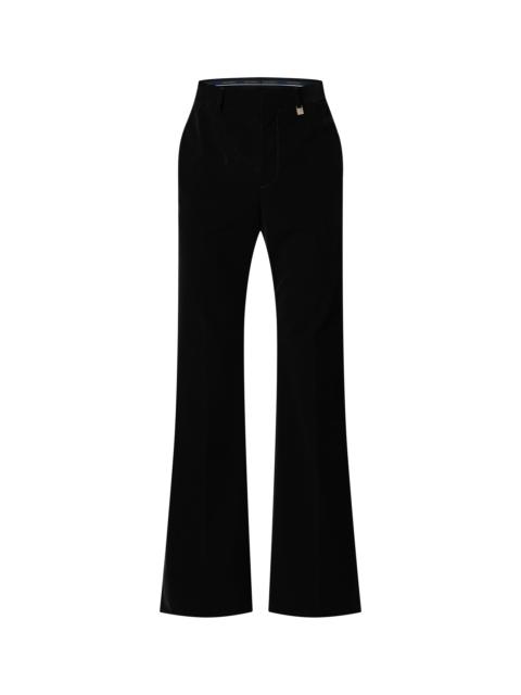 Louis Vuitton Flared Tailored Velvet Pants