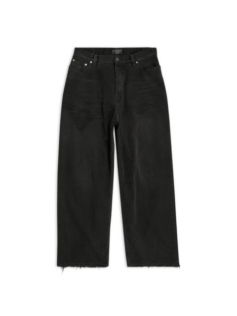 BALENCIAGA Men's Large Baggy Jeans in Black
