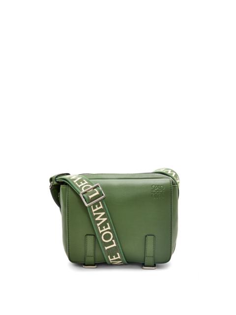 Loewe XS Military messenger bag in supple smooth calfskin and jacquard