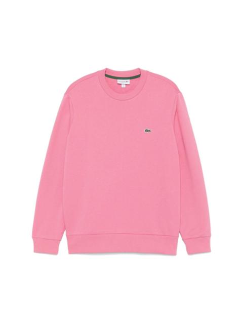 fleece crew-neck sweatshirt