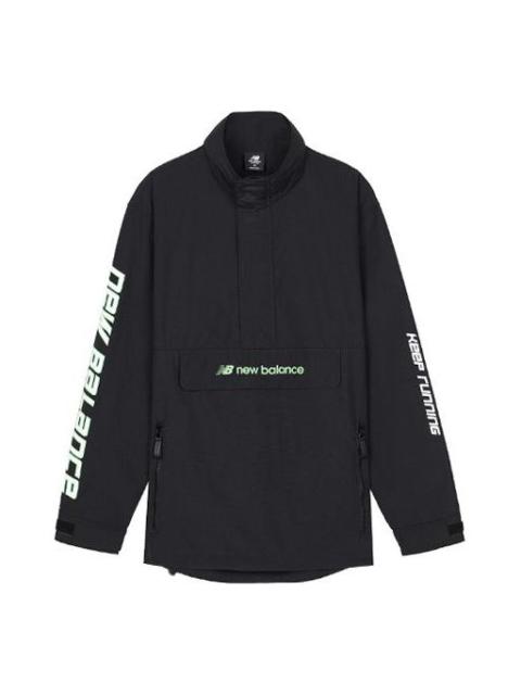 New Balance Keep Running Sweatshirt 'Black White' AMJ03321-BK