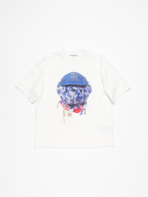 Acne Studios Printed t-shirt - Relaxed fit - Optic White