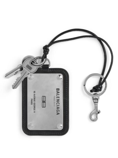 BALENCIAGA Men's Charm/keychain Lola in Black/silver
