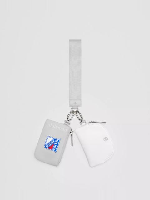 lululemon Dual Pouch Wristlet *New York Rangers