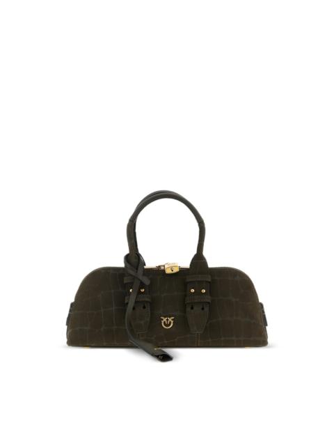 PINKO small Escape leather tote bag