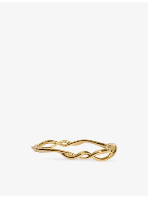 MONICA VINADER Ochre 18ct Yellow Gold Vermeil Bangle
