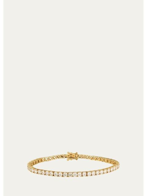 ANITA KO 18K Yellow Gold Large Hepburn Diamond Tennis Bracelet