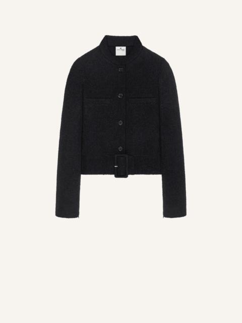 courrèges BUCKLE HERITAGE TWEED JACKET