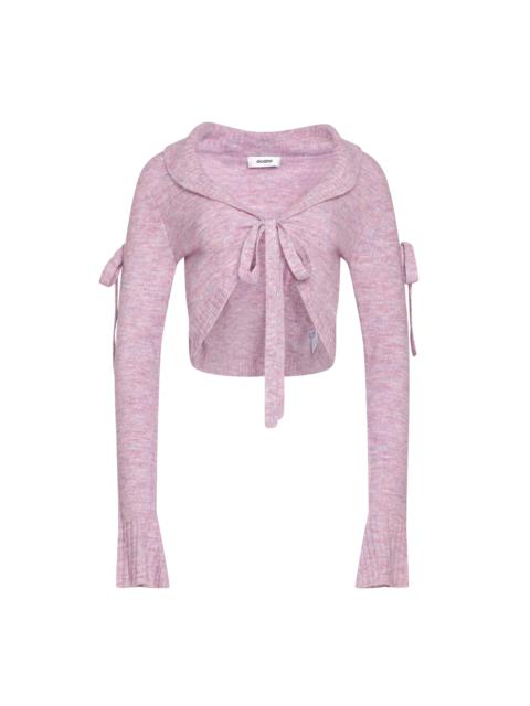 GUIZIO RAYE RIB KNIT TOP