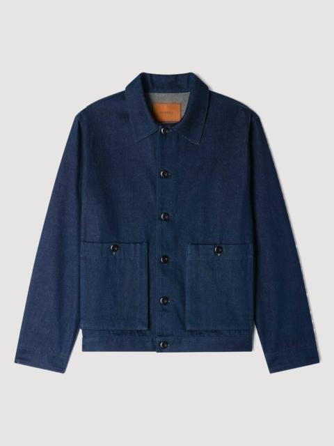 Sandro DENIM WORKER JACKET