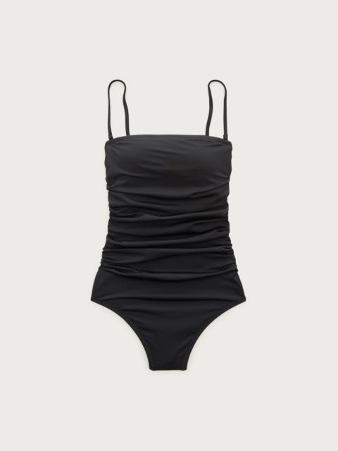 J.CREW Gemma ruched bandeau one-piece