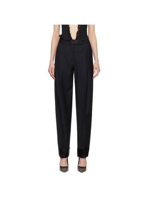 CHRISTOPHER ESBER Black Pegged Trousers