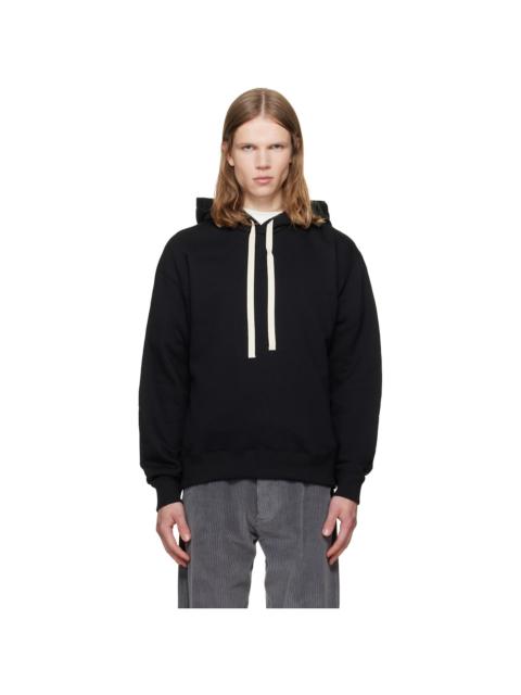 Jil Sander Black Cotton Hoodie