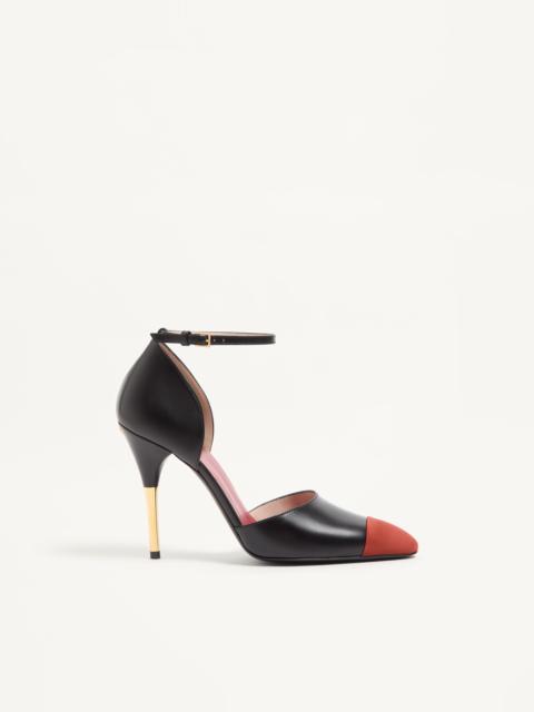 Valentino D'ORSAY SINEAD PUMPS IN GOATSKIN AND SUEDE 105MM