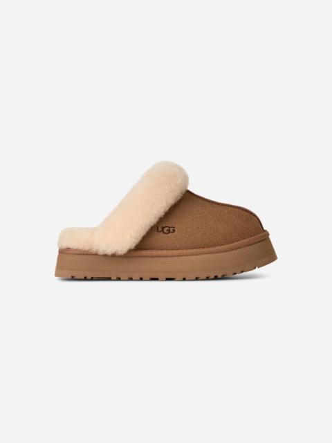 UGG ® Women's Disquette Sheepskin Slippers in Chestnut