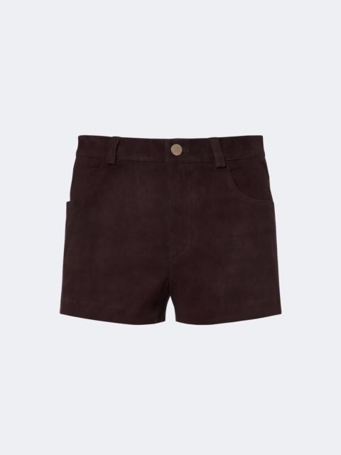 STOULS Roxie suede shorts