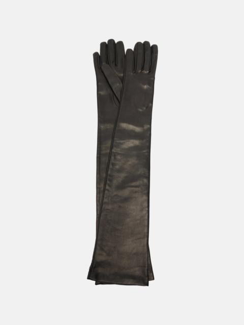NOUR HAMMOUR Leather gloves