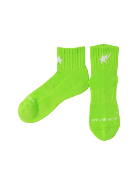 A BATHING APE® BAPE Bape Sta Ankle Socks 'Green'
