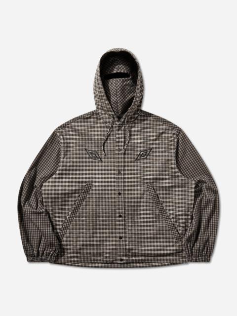 umbro Double Plaid Overshirt Dark Brown