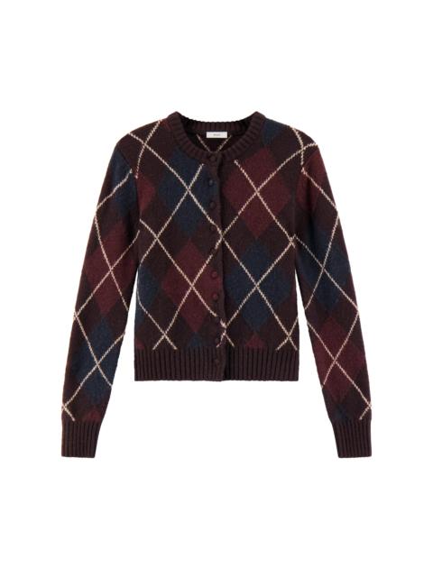 A.L.C. Skyler Argyle Cardigan